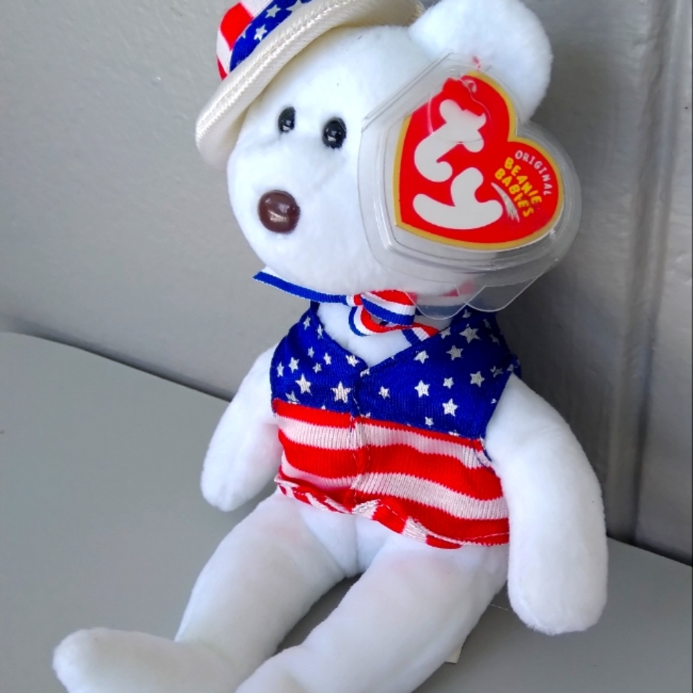Sam 4th Of July TY Beanie Babie